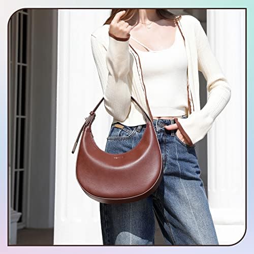 Keyli Shoulder Bag For Women Stylish Casual Clutch Purses For Women 3 Ways Adjust Strap Hobo Handbags With Zip Closure