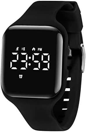 Kids Watches for Girls Boys Digital Sport Watch with Step Counter Pedometer Vibration Alarm Clock No App Waterproof Fitness Tracker Kids Watch Boys Girls Teens Students Ages 5-16