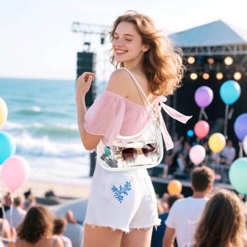 KKXIU Shoulder Bag For Women Cute Hobo Purses And Handbags Retro Clutch Underarm Purse