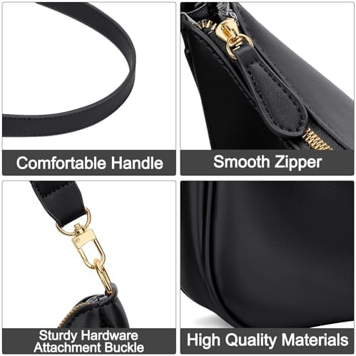 KKXIU Shoulder Bag For Women Cute Hobo Purses And Handbags Retro Clutch Underarm Purse