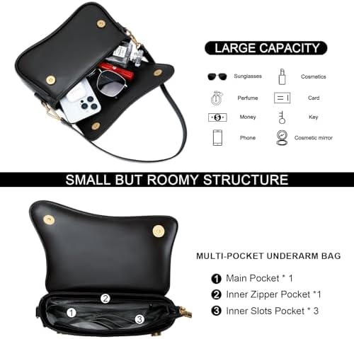 KKXIU Shoulder Bag For Women Small Clutch Purses Cute Hobo Handbag Trendy Underarm Bag