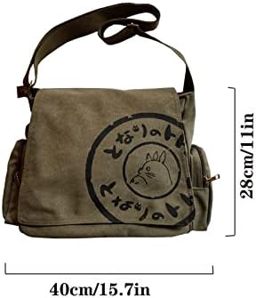 Korean Canvas Shoulder Bag For Men - Large Capacity Computer Casual Bag