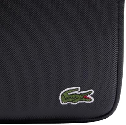 LACOSTE 鳄鱼牌 中号 LCST 拉链小珠地布交叉包