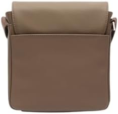 Lacoste Mens Classic Flap Close Shoulder Bag Brown One Size