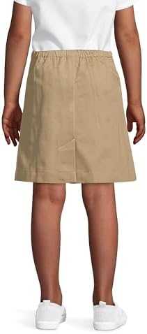 Lands' End School Uniform Girls Blend Chino Skort Above Knee