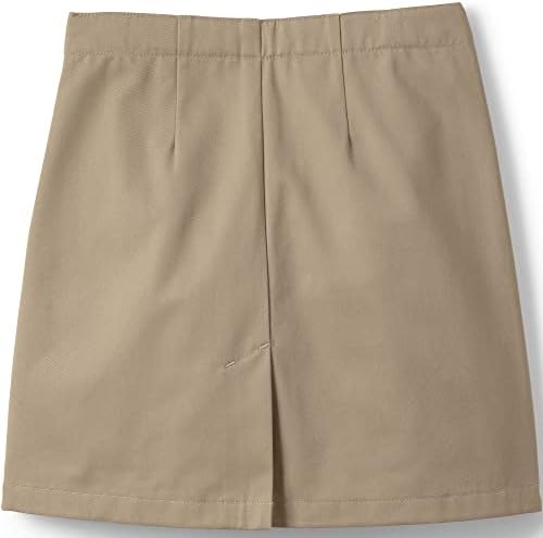 Lands' End School Uniform Girls Blend Chino Skort Above Knee