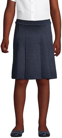 Lands' End School Uniform Girls Ponte Pleat Skirt
