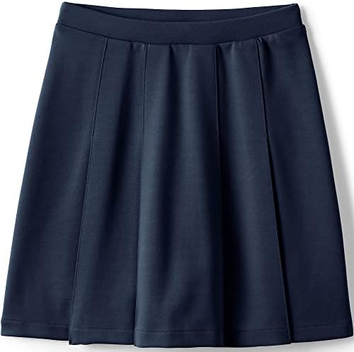 Lands' End School Uniform Girls Ponte Pleat Skirt