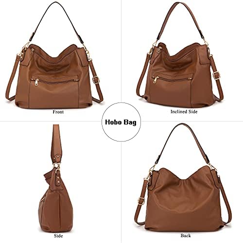 Large Crossbody Bags Ladies Shoulder Handbags Purse And Wallet Set For Women Totes Hobo Purses
