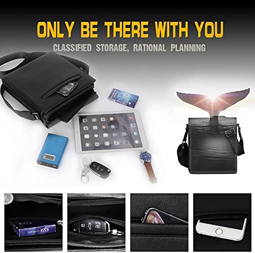 Leathario Men's Crossbody Bag Vegan Leather Shoulder Messenger Purse Sling Satchel For Work Business Travel