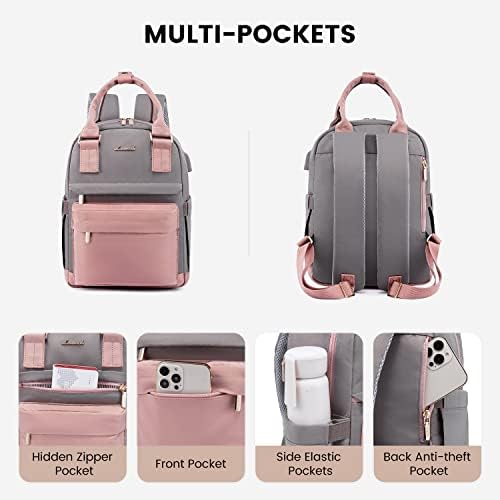 LOVEVOOK Mini Backpack For Women Stylish Waterproof Backpack Purse With USB Port Cute Bookbag For College School Travel