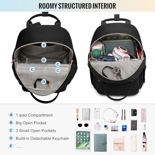 LOVEVOOK Mini Backpack Purse For Women Cute Small Backpack Light Weight Fashion Daypack For Work Travel Daily Backpack