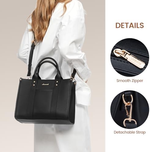 LOVEVOOK Purse For Women Leather Tote Bag Purse And Handbags Satchel Shoulder Crossbody Top Handle Bags With Zipper