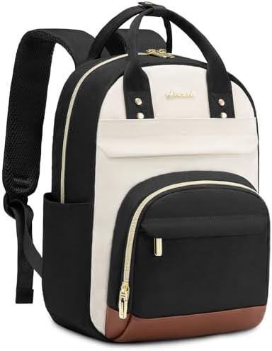 LOVEVOOK Small Backpack Purse for Women Mini Backpack bag Cute Fashion Backpack for Daily Travel Work Beige-Black-Brown