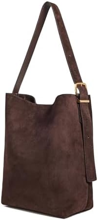Madewell Women's The Essential Bucket Tote in Suede