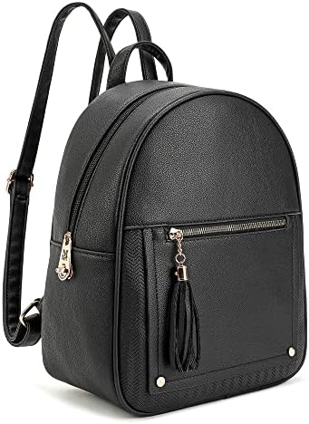 Medium Backpack Purse for Women Anti Theft Backpack with Secured Zipper & Tassel