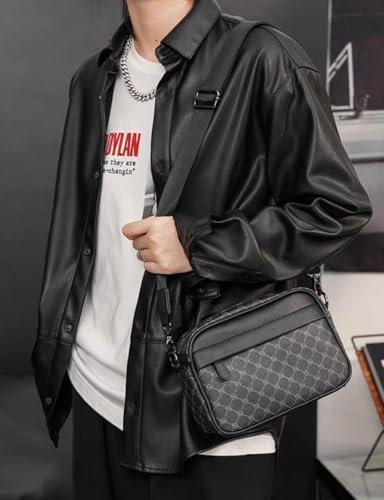 Men's Small Shoulder Bag Multi Pocket Cross Body Bag Messenger Bag Durable Wear-resistant And Waterproof For Work And Travel