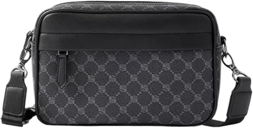 Men's Small Shoulder Bag Multi Pocket Cross Body Bag Messenger Bag Durable Wear-resistant and Waterproof for Work and Travel