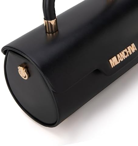 Milan Chiva Small Bags For Women Designer Mini Top Handle Purse Cute Handbags Barrel Shape Purse