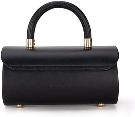 Milan Chiva Small Bags For Women Designer Mini Top Handle Purse Cute Handbags Barrel Shape Purse