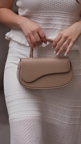 Milan Chiva Small Elegant Top Handle Purses For Women Mini Handbags Cute Crossbody Purse