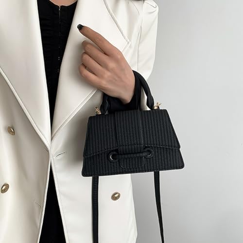 Mini Handbag Purse For Women PU Leather Top Handle Evening Bag Cute Small Crossbody Clutch Wallet