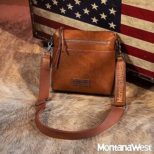 Montana West Crossbody Bag For Women Multi Pocket Cross Body Bag Purses With Guitar Strap