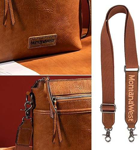 Montana West Crossbody Bag For Women Multi Pocket Cross Body Bag Purses With Guitar Strap