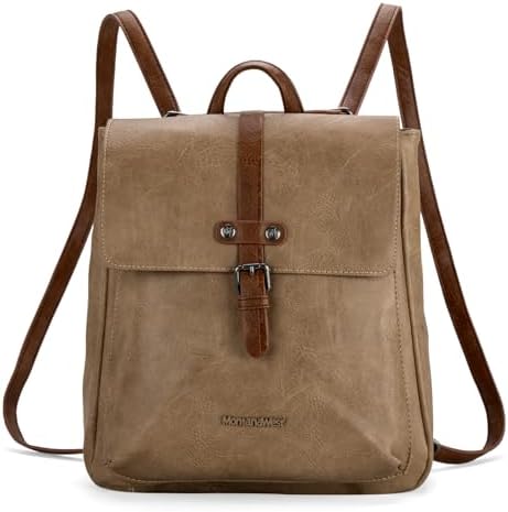 Montana West Medium Backpack Purse for Women Casual Convertible Crossbody Backpack for Travel Work