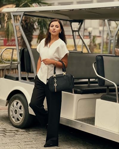 Montana West Small Top Handle Purse For Women Crossbody Satchel Handbag Barrel Bag