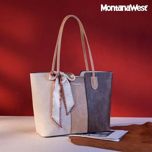 Montana West Tote Bags For Women Medium Top Handle Satchel Purses