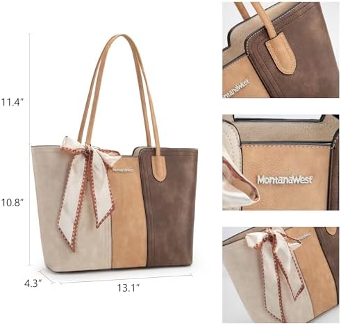 Montana West Tote Bags For Women Medium Top Handle Satchel Purses