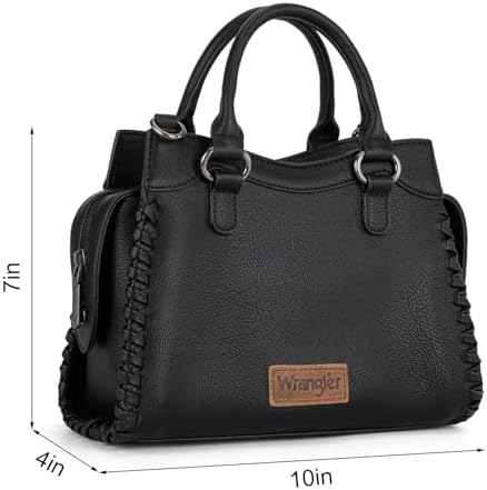 Montana West Wrangler Purses For Women Small Crossbody Purse And Handbags Woven Designed Purse With Detachable Strap