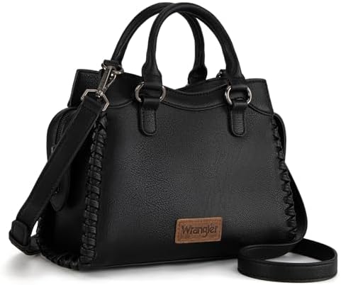 Montana West Wrangler Purses for Women Small Crossbody Purse and Handbags Woven Designed Purse with Detachable Strap