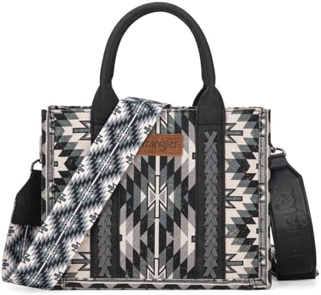 Montana West X Wrangler Tote Bag For Women Boho Aztec Shoulder Purse Top Handle Satchel Handbag