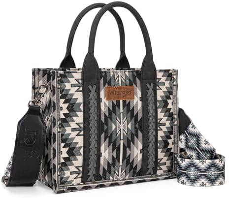 Montana West X Wrangler Tote Bag For Women Boho Aztec Shoulder Purse Top Handle Satchel Handbag