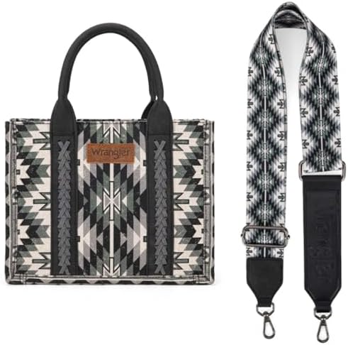 Montana West X Wrangler Tote Bag for Women Boho Aztec Shoulder Purse Top Handle Satchel Handbag