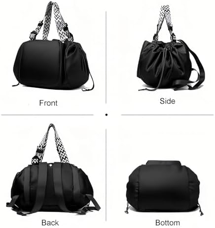 Multi-Function Tote Bag Large Capacity– Versatile Nylon Lightweight Backpack With 15 Pockets For Car Travel