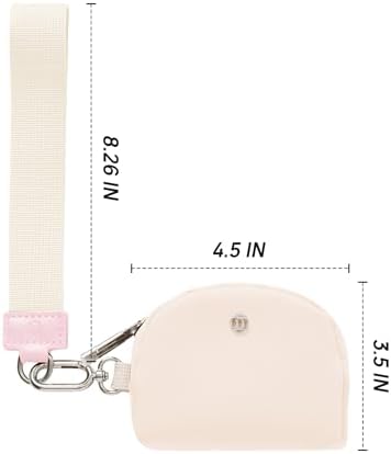 Mum's Memory Mini Zip Around Wristlet Wallet For Women Dual Pouch Wristlet Portable Keychain Wallet Coin Purse Mini Women Coin Pocket