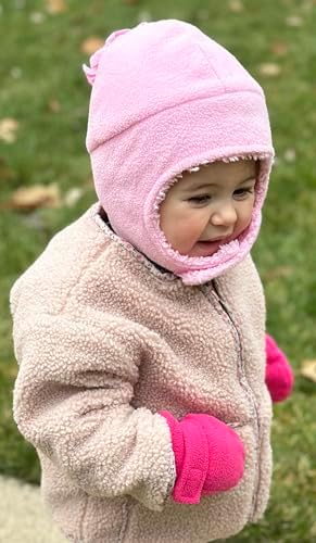 N'Ice Caps Baby Toddler Mittens Kids 2 Pairs Fleece Gloves Winter Warm Sherpa Lined
