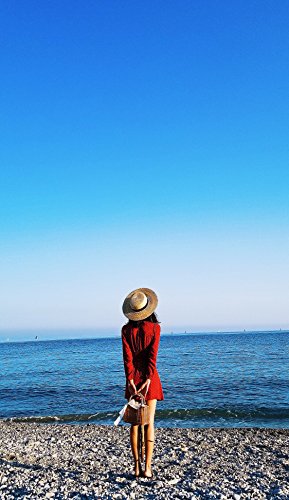 Natural Handwoven Wicker Handbag Rectangular Basket Purse Women Straw Tote (Rectangular Khaki)