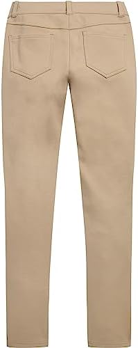 Nautica Girls' School Uniform Stretch Interlock Jegging