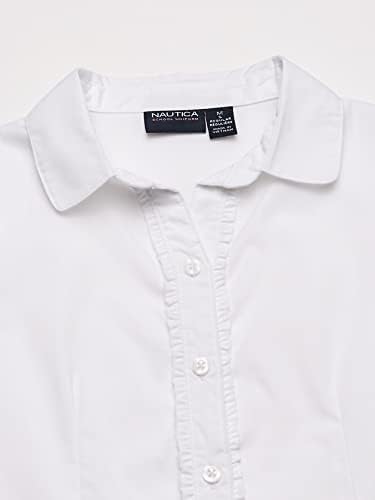 Nautica Girls' Short Sleeve Blouse