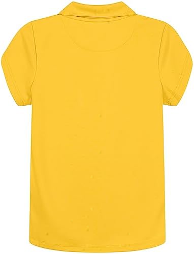 Nautica Girls' Short Sleeve Performance Polo