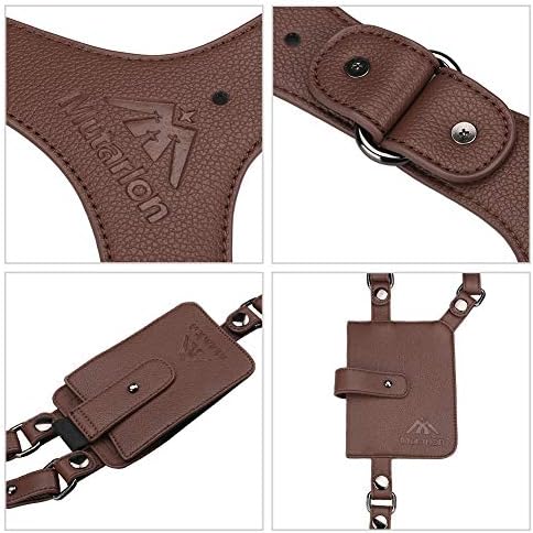 Neween Anti-Theft Hidden Underarm Strap Wallet Pocket Holster Phone Shoulder Holster Bag Double Shoulder Pouch For Men Women