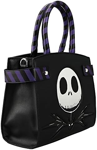 Nightmare Before Christmas Jack Skellington Movie Character Black Purse