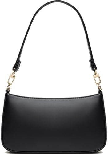 NIUEIMEE ZHOU Shoulder Bag for Women Retro Vegan Leather Classic Tote HandBags Purses with Zipper Closure