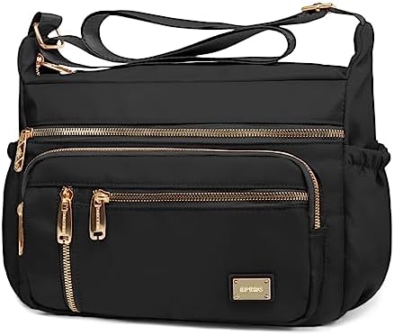 NPBAG Crossbody Bag for Women Shoulder Purse Handbag Messenger Bag Trendy Pocketbooks Waterproof and Multi-Pockets