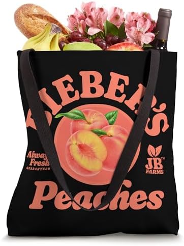 Official Justin Bieber Peaches Black Tote Bag