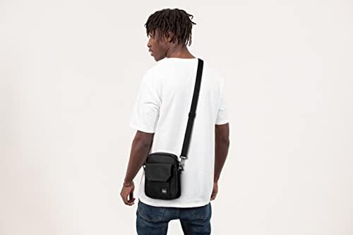 PAUBACK Crossbody Bag For Mens Travel Passport Wallet Bag For Men For Cell Phone Small Neck Pouch Side Shoulder Bag For Men